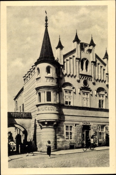 Ak Havlíčkův Brod Německý Brod Deutschbrod Region Hochland, Teilansicht, Gebäude
