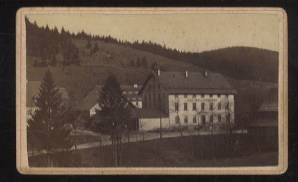 CdV Photo Eibenstock in the Ore Mountains Saxony OT Wildenthal, Gasthaus Auersberg