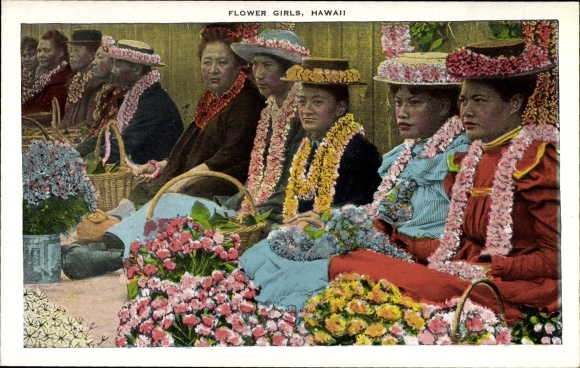 Ak Hawaii VS, bloemenmeisje