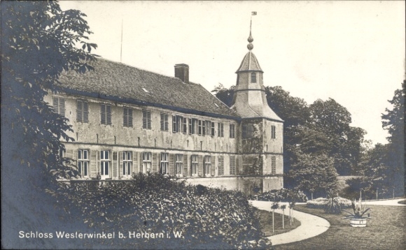 Postcard Herbern Ascheberg in Münsterland Westphalia, Westerwinkel Castle