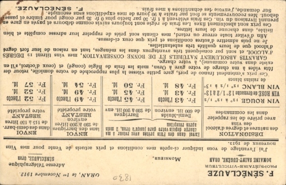 Ak Oran Algerije, treinstation, Binnenaanzicht