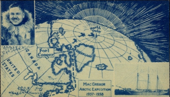 KP Nunavut, wyprawa arktyczna MacGregor 1937, powrót generała Greely'ego na przylądek Sabine, Ziemia Ellesmere'a
