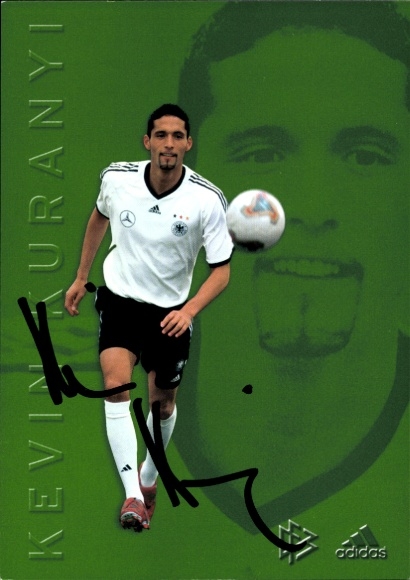 Autograph card footballer Kevin Uranyi, German national team, autograph