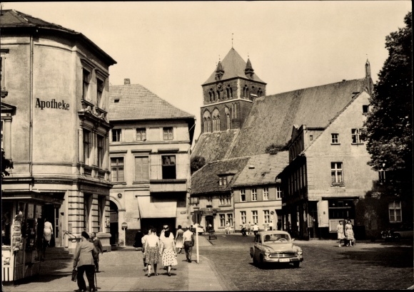 Ak Greifswald in Mecklenburg Vorpommern, Straße der Freundschaft