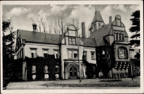 Ak Lippersdorf Lengefeld im Erzgebirge Sachsen, Jugendheim der Stadt Chemnitz
