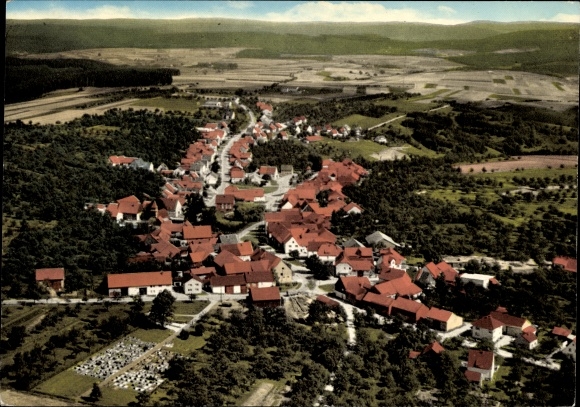 PC Langenthal Trendelburg in northern Hesse, aerial photo