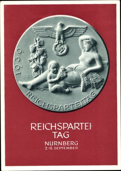 Ganzsachen Ak Nürnberg, Reichsparteitag 1939, Reichsparteitag des Friedens