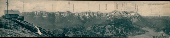 Klapp Postcard German Mountains, refuge
