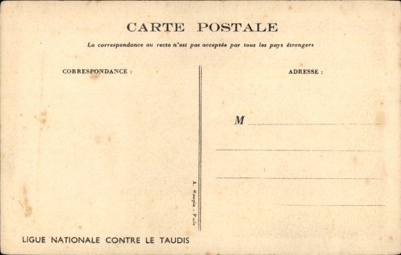 Artist Postcard Poulbot, Francisque, Mother needs the table for ironing