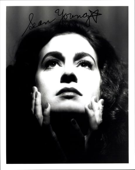 Zdjęcie aktorki Sean Young, autograf