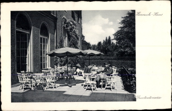 Postcard Berlin Zehlendorf Dahlem, Harnack Haus, Ihnestraße