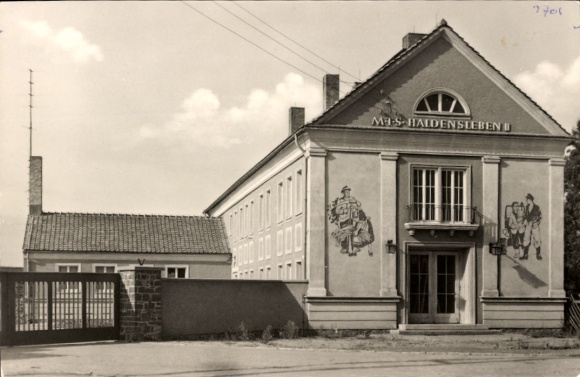 Postcard Haldensleben II Althaldensleben Haldensleben Saxony Anhalt, MTS, exterior view