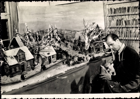 PC Frohnau Annaberg Buchholz, carving room Frohnauer Hammer, woodcarver Joh. Meier, Ore Mountains