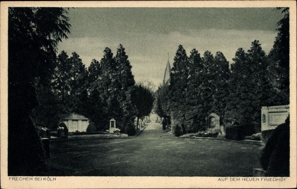 PC Frechen North Rhine-Westphalia, lot in the new cemetery