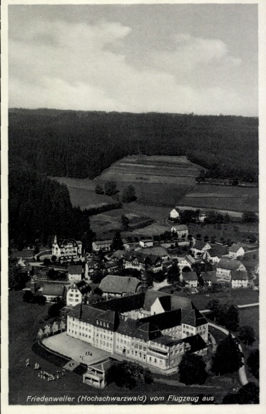 Ak Friedenweiler im Schwarzwald, Luftaufnahme