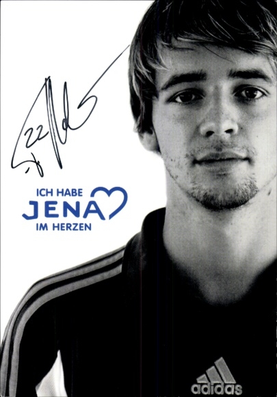 Autogrammkarte Fußballer Felix Holzner, FC Carl Zeiss Jena, Autogramm