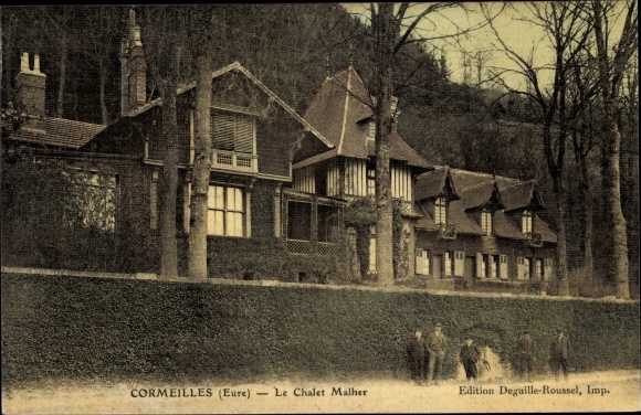 Postcard Cormeilles Eure, Le Chalet Malher