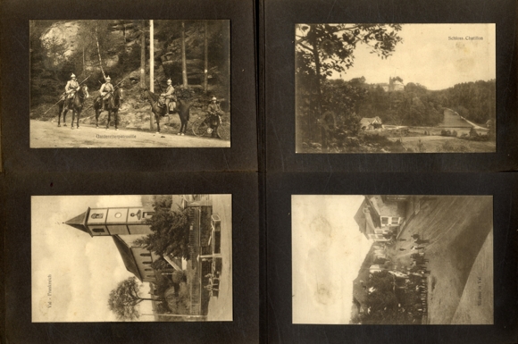 Album 1st World War 50 Postcard of the KS 45th replacement brigade, Sarrebourg Saarburg Lorraine around 1915