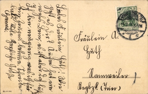 Artist Postcard Master Dressurd, Polar Bear Pulls a Sleigh