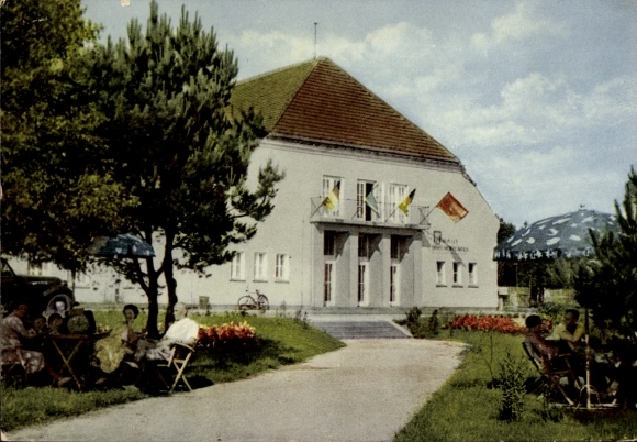Postcard Ostseebad Dierhagen, FDGB Home Ernst Moritz Arndt