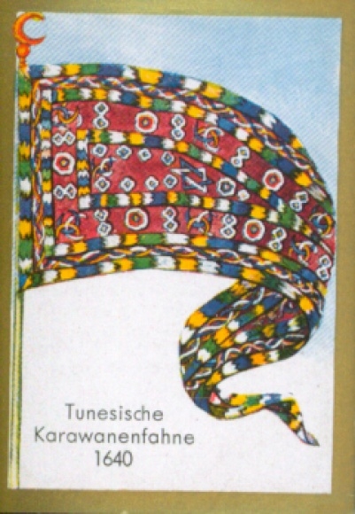 Collection picture Ulmenried flag picture No. 226, Tunisian caravan flag 1640
