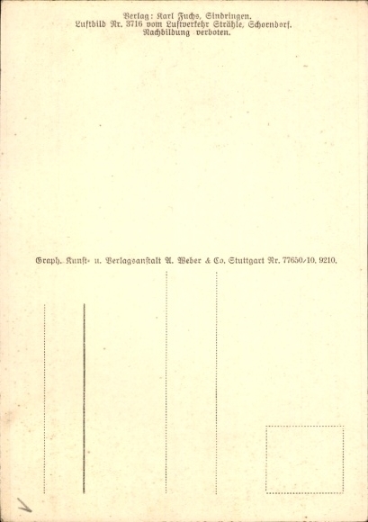 Postcard Sindringen Forchtenberg in Hohenlohekreis, Kocher, aerial photograph
