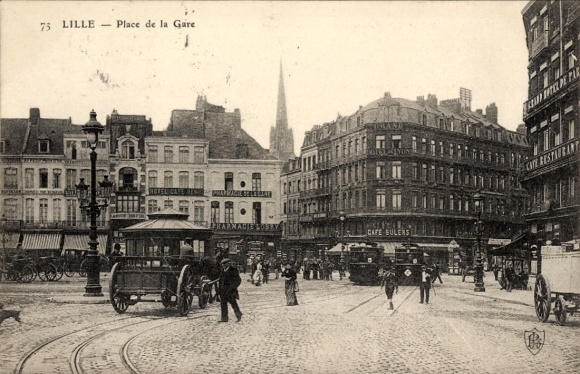 CPA Lille Nord, Place de la Gare