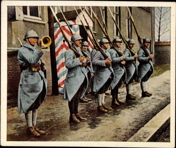 Collecting picture The post-war period No. 25 Jan. 1920 Versailles dictation, French guards Kattowitz