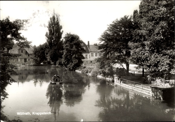 Postcard Wülfrath in the Bergisches Land, Krappsteich