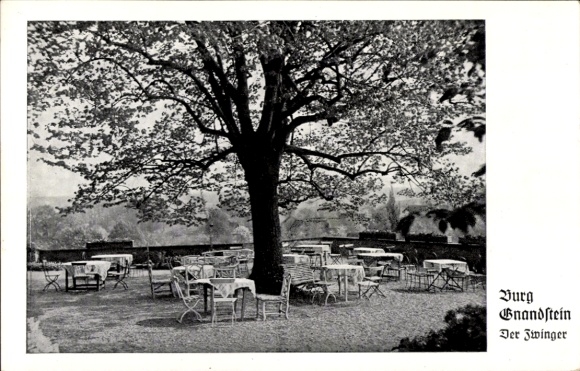 Ak Gnandstein Kohren Sahlis Frohburg in Sachsen, Burg Gnandstein,  Der Zwinger
