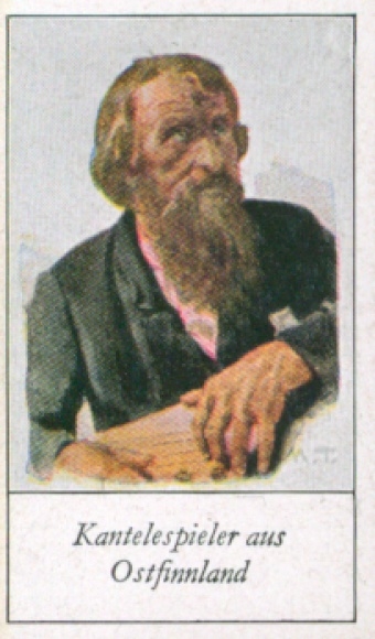 Collector's picture The peoples of Europe, a contribution to racial science, 226 kantele players from Eastern Finland