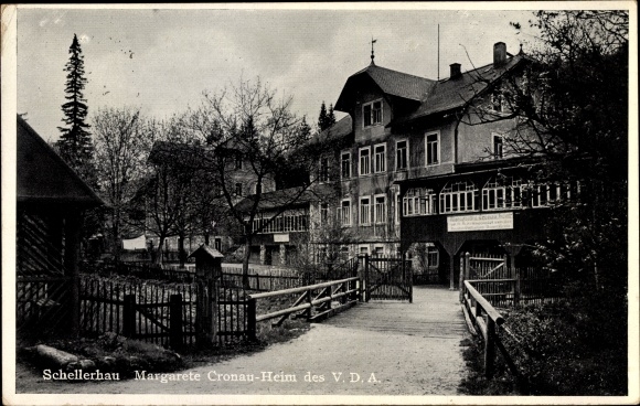 Ak Schellerhau Altenberg im Erzgebirge, Margarete Cronau Heim des VDA