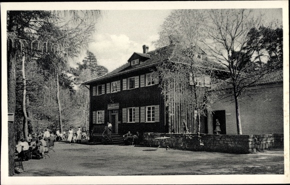 Ansichtkaart Freinsheim in Rijnland-Palts, Forsthaus Lindemannsruh, Friedel Trübel