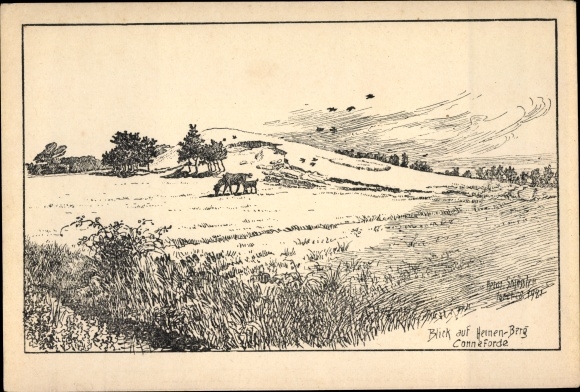 Artist PC Schüssler, Hermann, Conneforde Wiefelstede Ammerland, Hennenberg