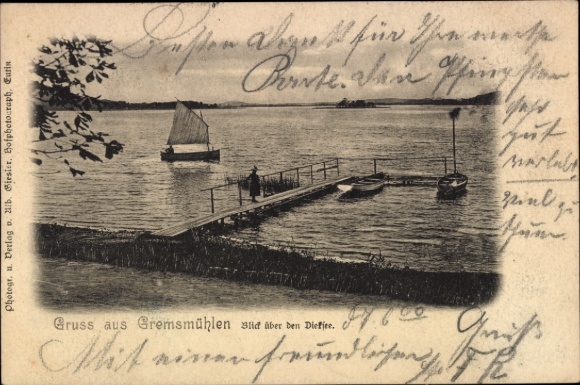 KP Gremsmühlen Malente w Ostholstein, Diecksee, żaglówka
