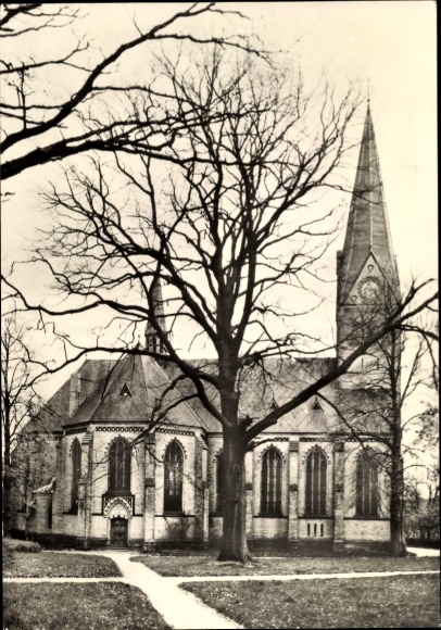 Ak Malchow in Mecklenburg, Stadtkirche