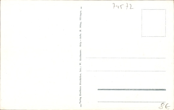 Postcard Blaufelden Baden Württemberg, general view