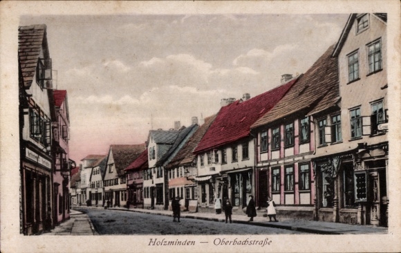 Ak Holzminden an der Weser, Oberbachstraße