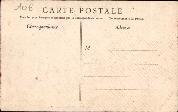 Postcard Boulogne sur Mer Pas de Calais, Central Station