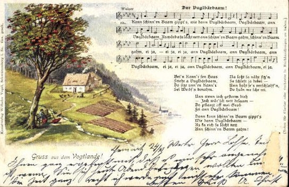 30 individual song cards, Anton Günther