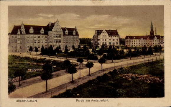 Ak Oberhausen Rhein, Amtsgericht