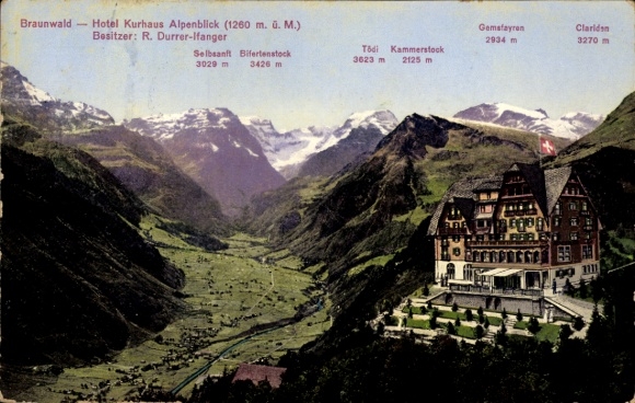 KP Braunwald Canton Glarus, Hotel Kurhaus Alpenblick