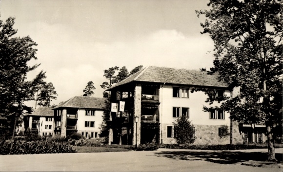 Postcard Joachimsthal Barnim Brandenburg, Pioneer Republic W. Pieck, residential buildings