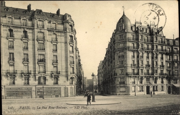 Ansichtkaart Parijs XV Vaugirard, Rue Rosa Bonheur