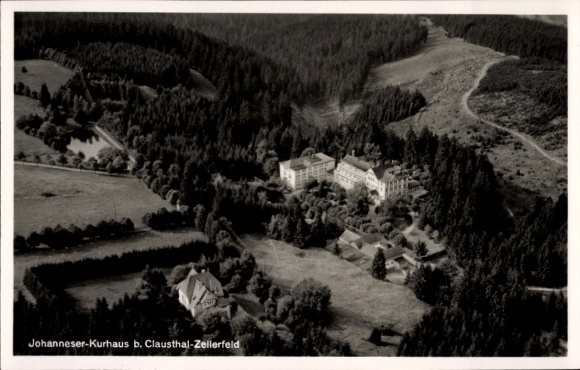 Postcard Clausthal Zellerfeld in the Upper Harz, Johanneser Kurhaus