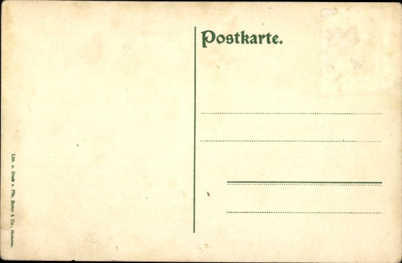 Artist Postcard The mining profession is highly honored, long live the mining profession, Zeche