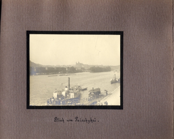 Prague port facilities inland port photo album 10 original photos Vltava around 1890
