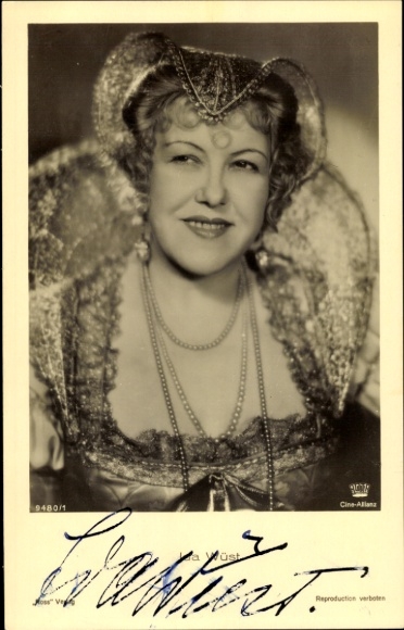 Ak Schauspielerin Ida Wüst, Portrait, Ross Verlag 9480 1