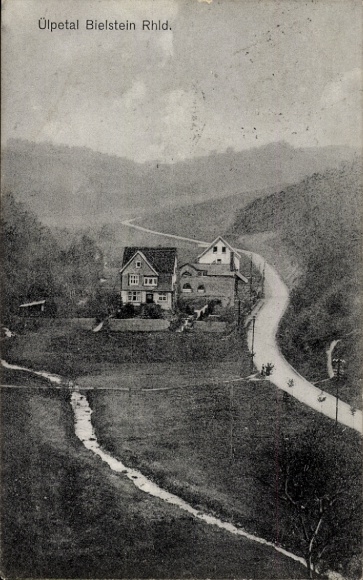 Postcard Bielstein Wiehl in the Oberbergischer Kreis, Ülpetal