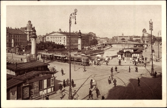 KP Vienna 1 centrum miasta, Schwedenbrücke, tramwaj